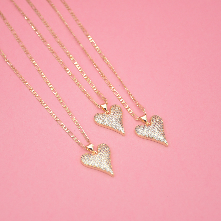 C corazón cristales