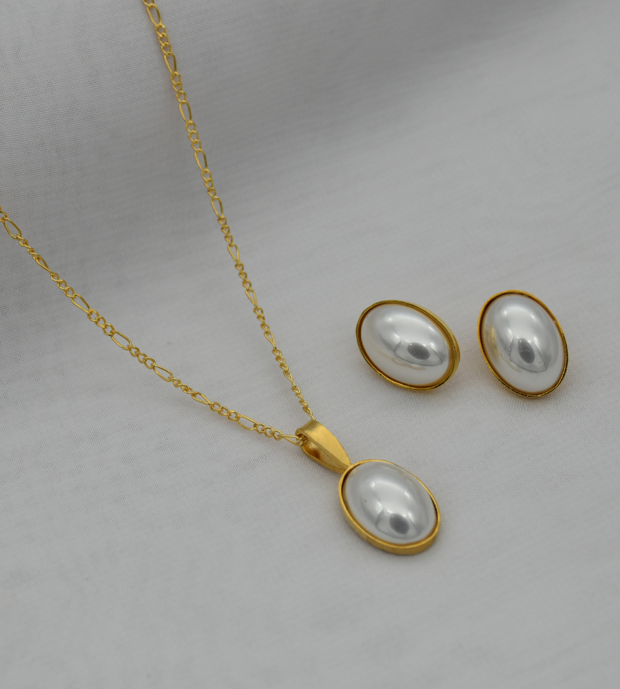 Conjunto perla shell