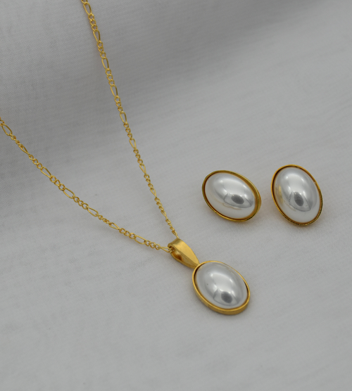 Conjunto perla shell