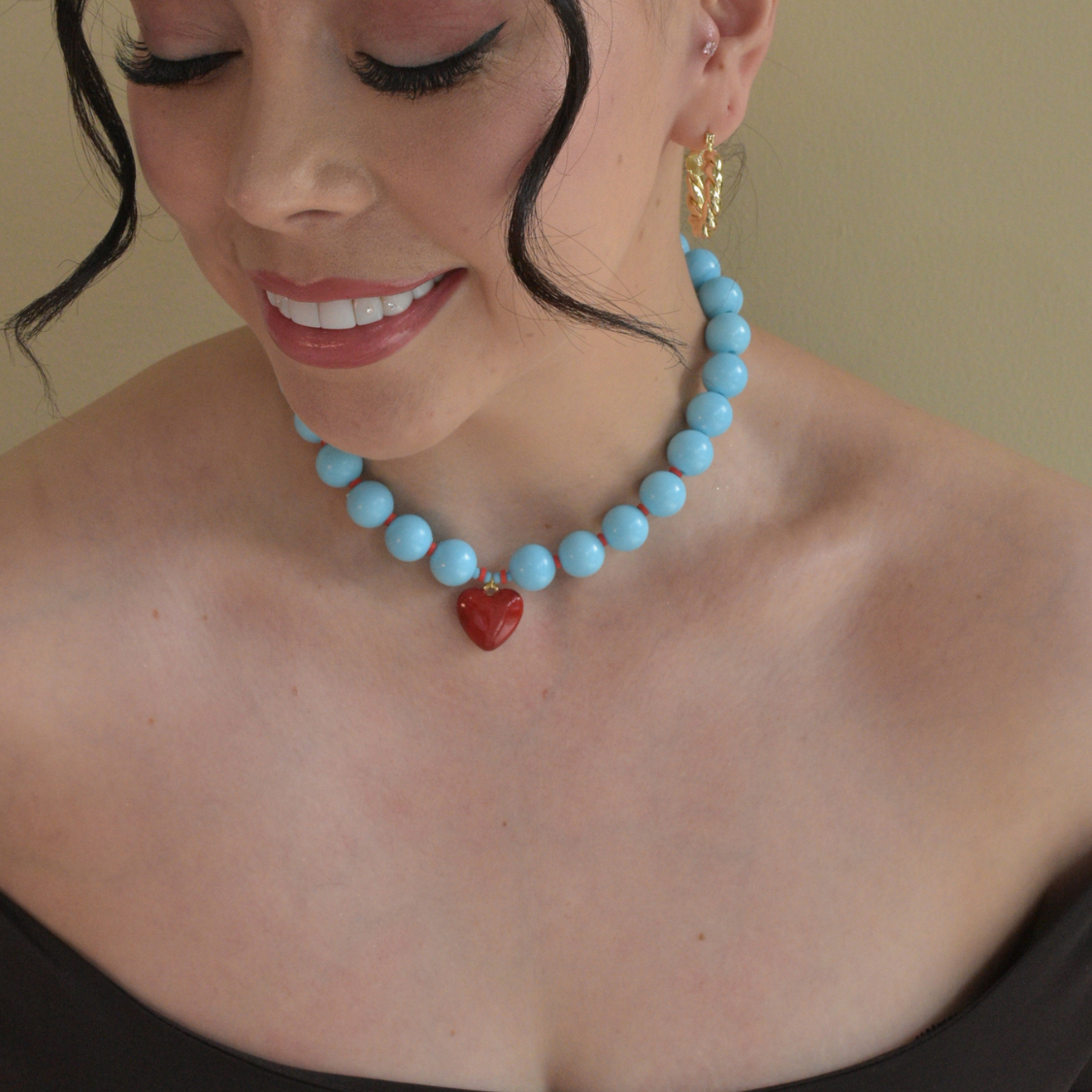 Chocker azul