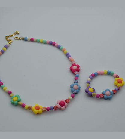 Conjunto kids flores