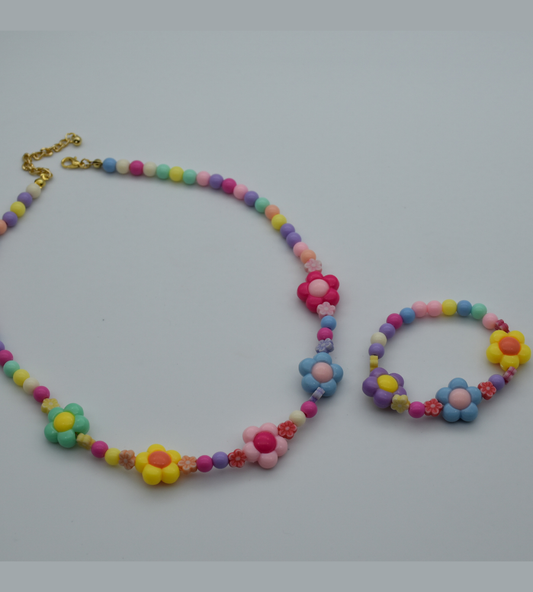 Conjunto kids flores