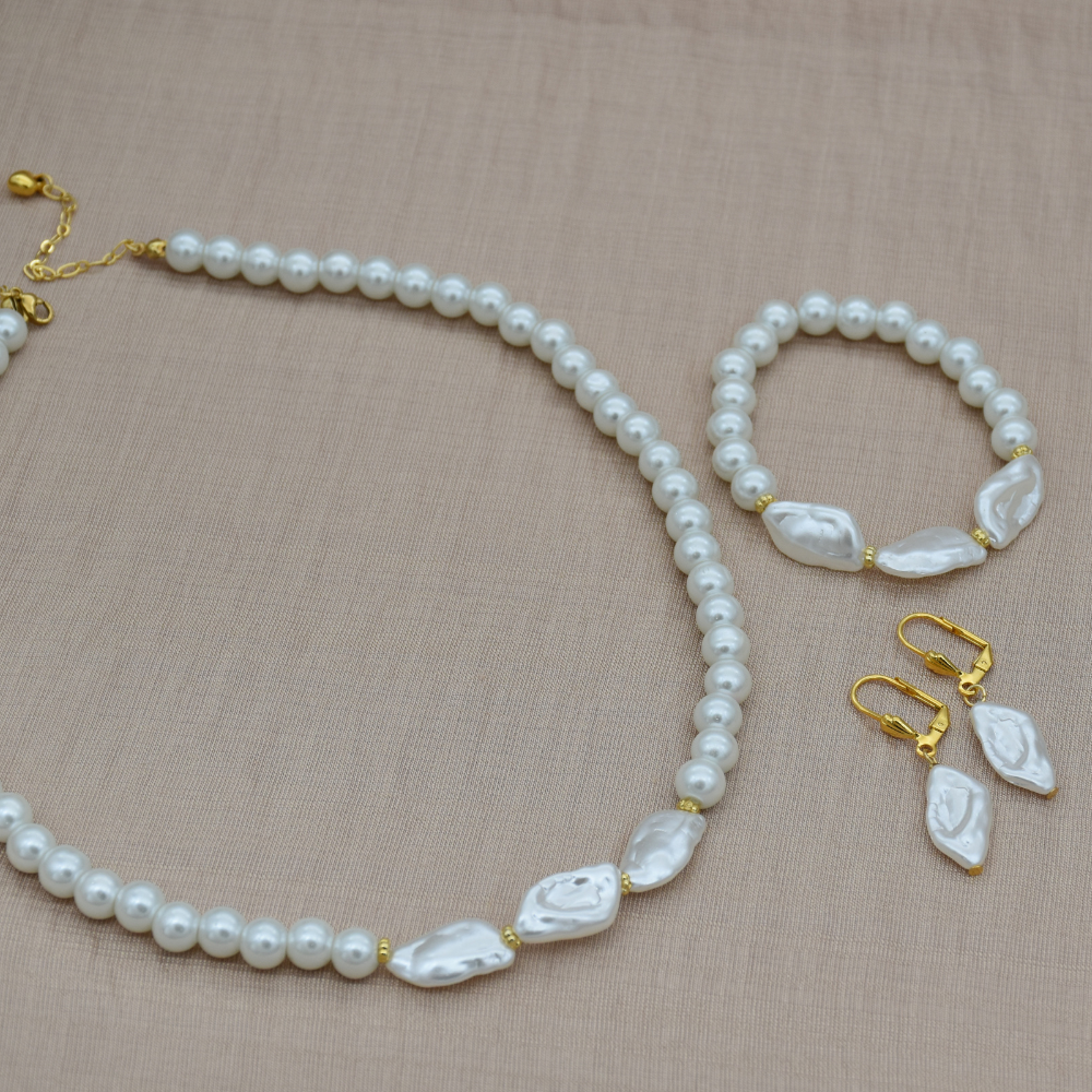 Conjunto perlas mamá