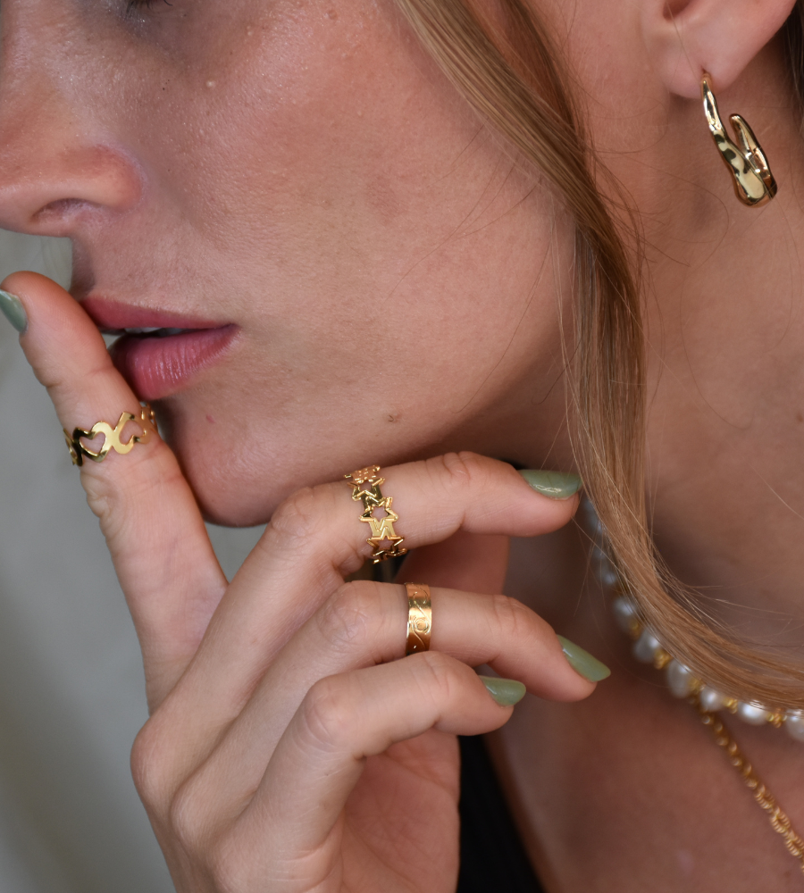 Midi rings gold