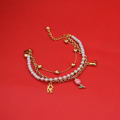 P rosa y perlas