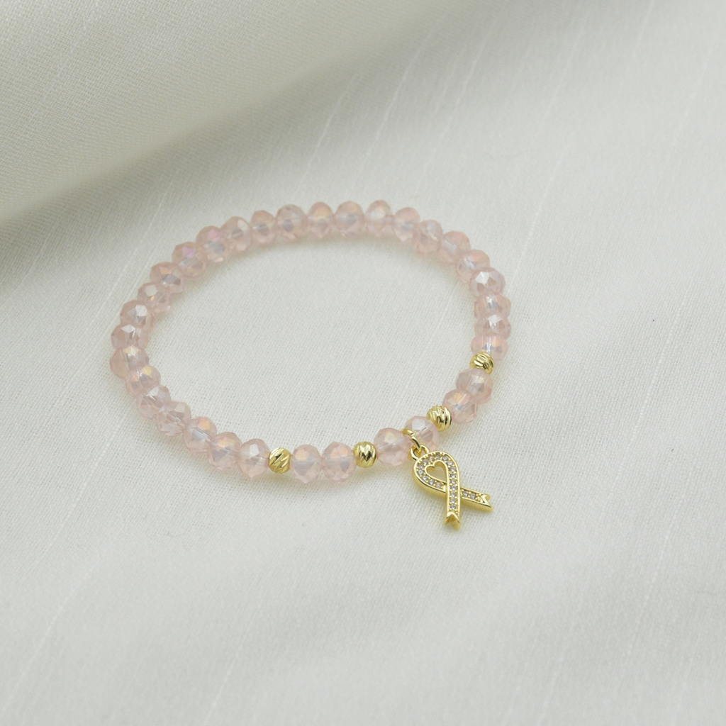 Pulsera Lazo rosa