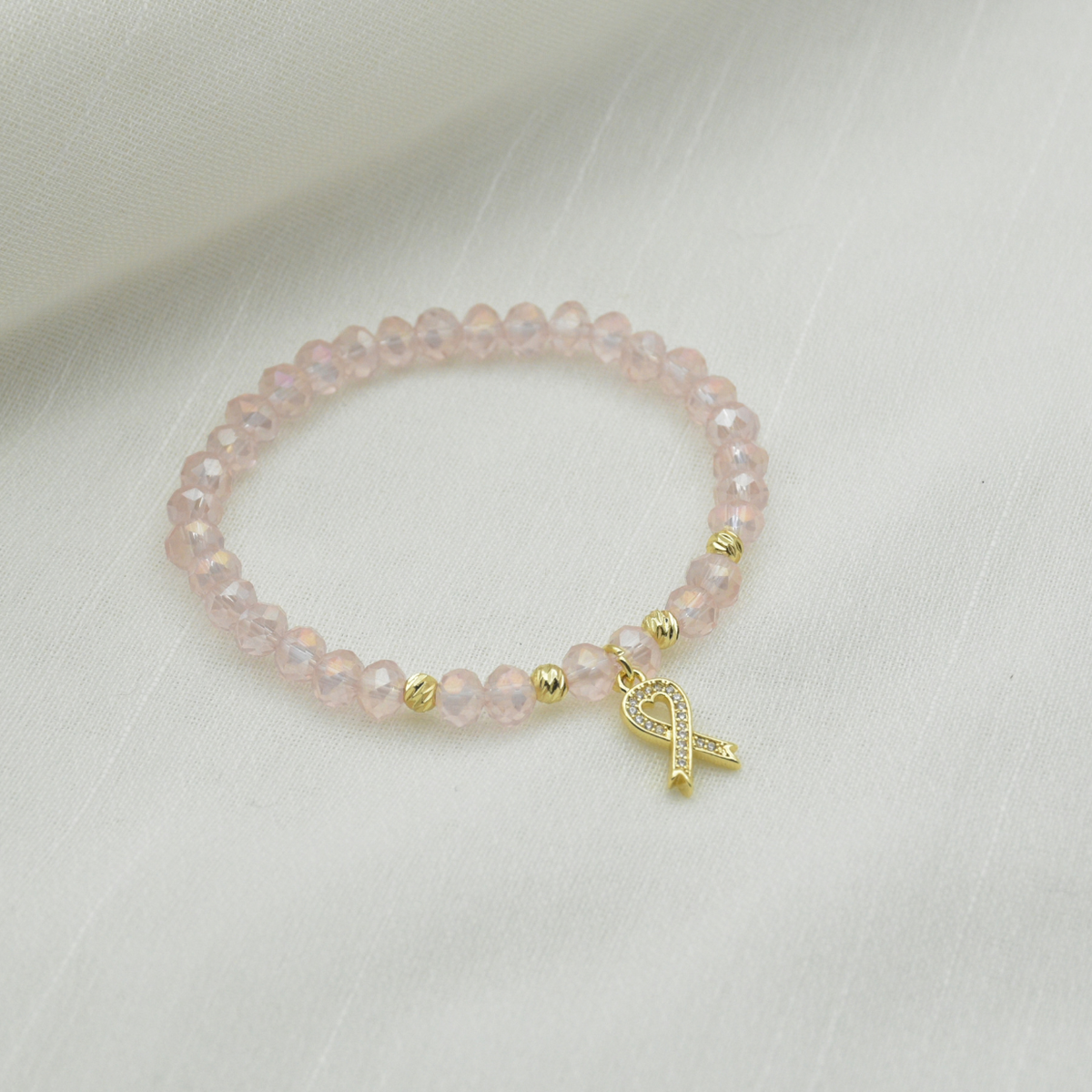 Pulsera Lazo rosa