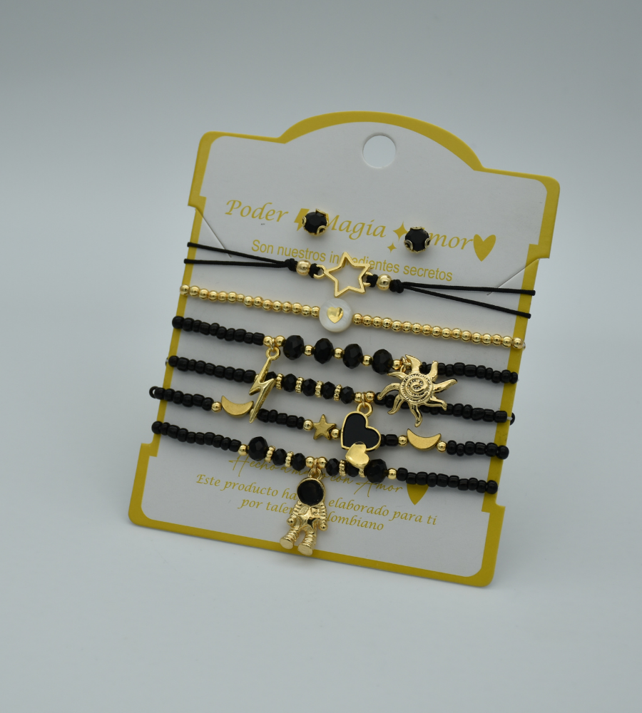 Set de pulseras N astronauta
