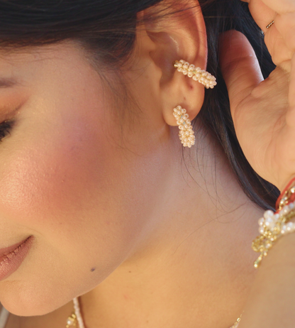 ear cuff beige